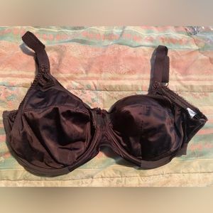 Chocolate Coloured Goddess Bra, size 38I